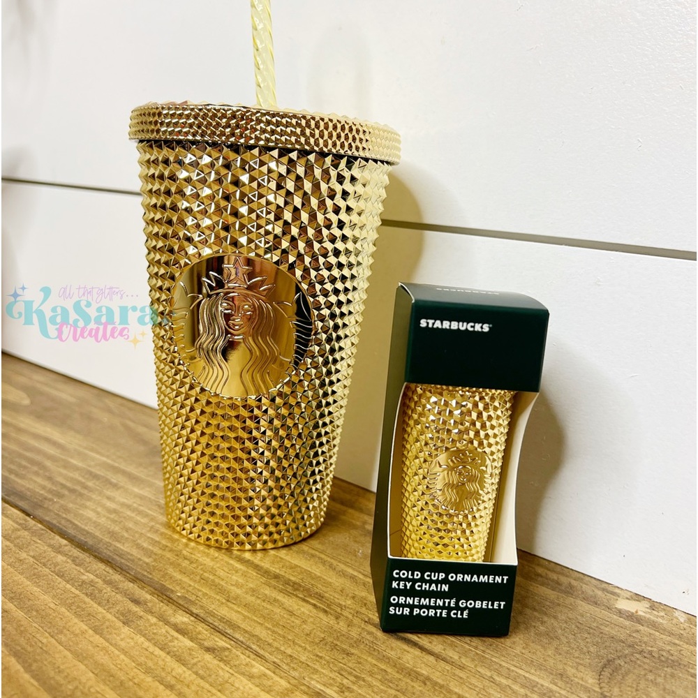 Starbucks Golden Studded Cup Set